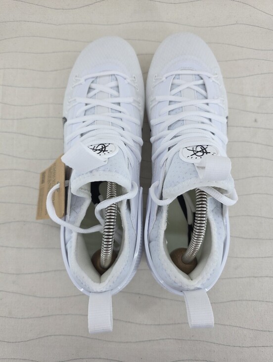 Nike Mens LAX Lacrosse Cleats Huarache 9 Elite Low LAX White FD0089-101 Size 8 main image 9